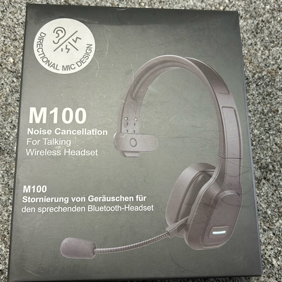 Brand new M100 Noise Cancellation wireless headset - Picture 1 of 5